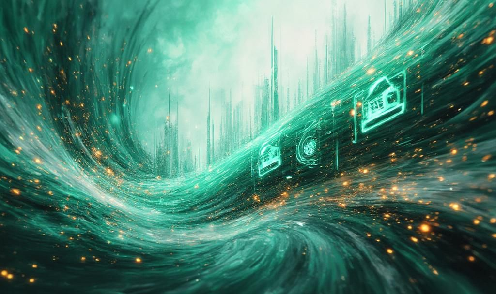 abstract economic growth scene
