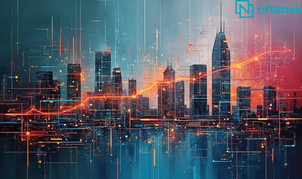 CSLM Digital Asset Corp Secures $200M in IPO Launch 4 abstract financial growth art