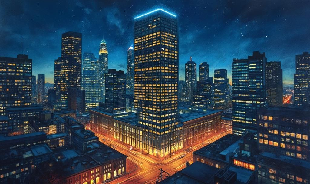 Coinbase to Raise $2 Billion via Convertible Notes Offering 4 coinbase financial nightscape