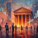 crypto market dynamics painting