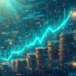 crypto surge oil painting scene