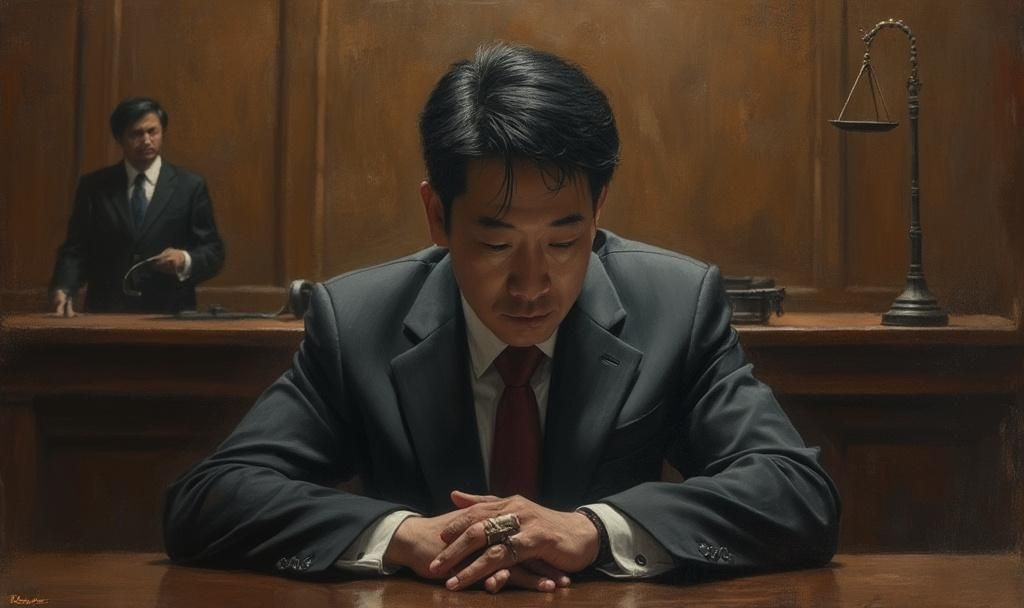 do kwon courtroom portrait art