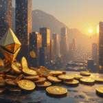 ethereum evolution oil painting