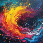 ethereum market swirl painting
