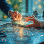 financial growth oil painting