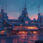 firefly aerospace hq oil painting