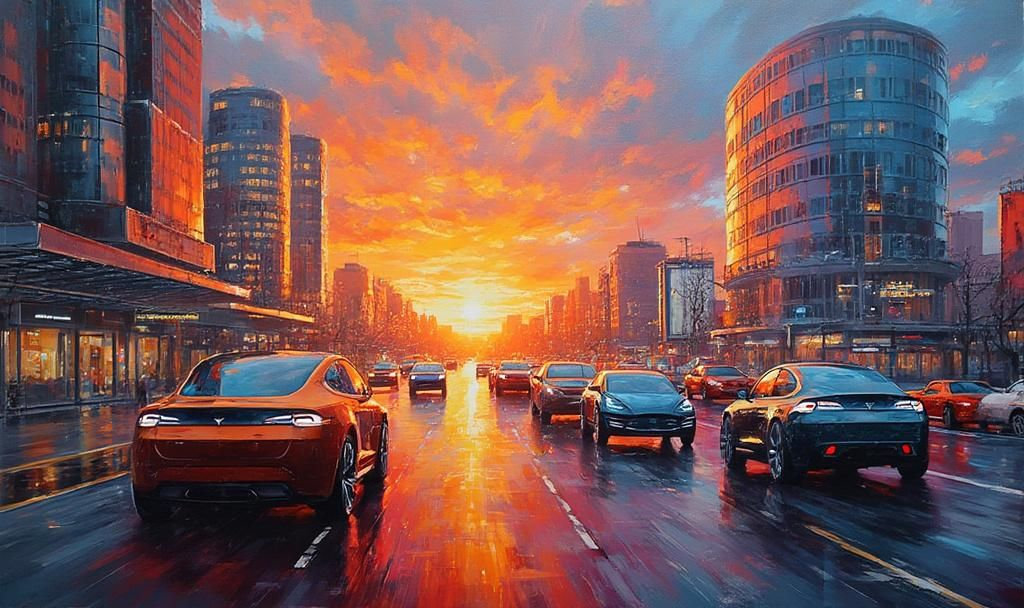 futuristic cityscape elon musk