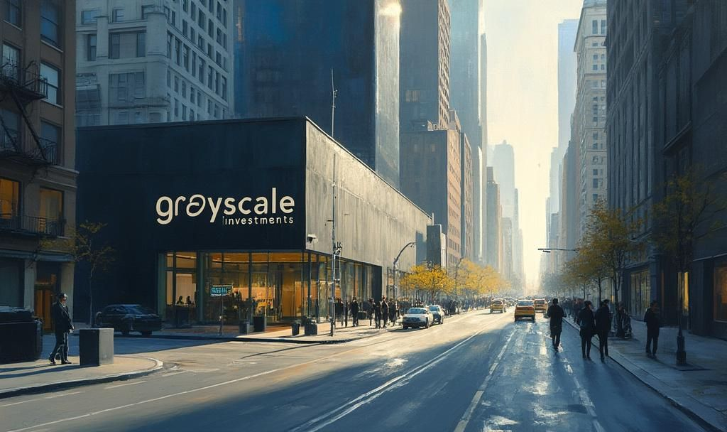 grayscale investments morning scene