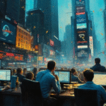 hyperliquid trading oil painting