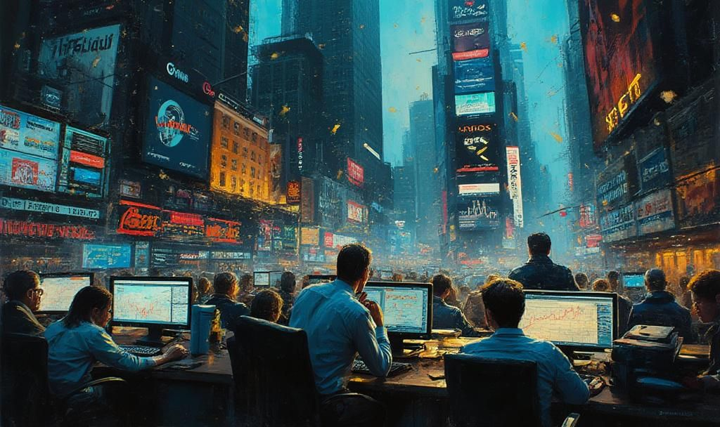 hyperliquid trading oil painting