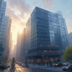 jpmorgan hq oil painting scene