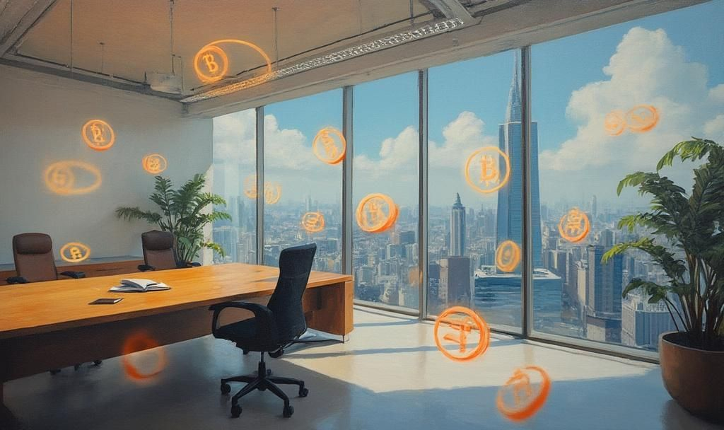 Metaplanet Expands Bitcoin Holdings with 518 BTC Purchase 4 metaplanet office bitcoin art