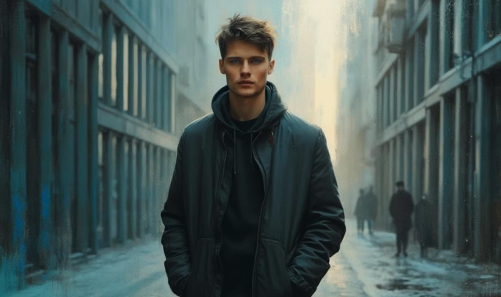 pavel durov urban oil portrait