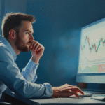 thoughtful bitcoin analyst art