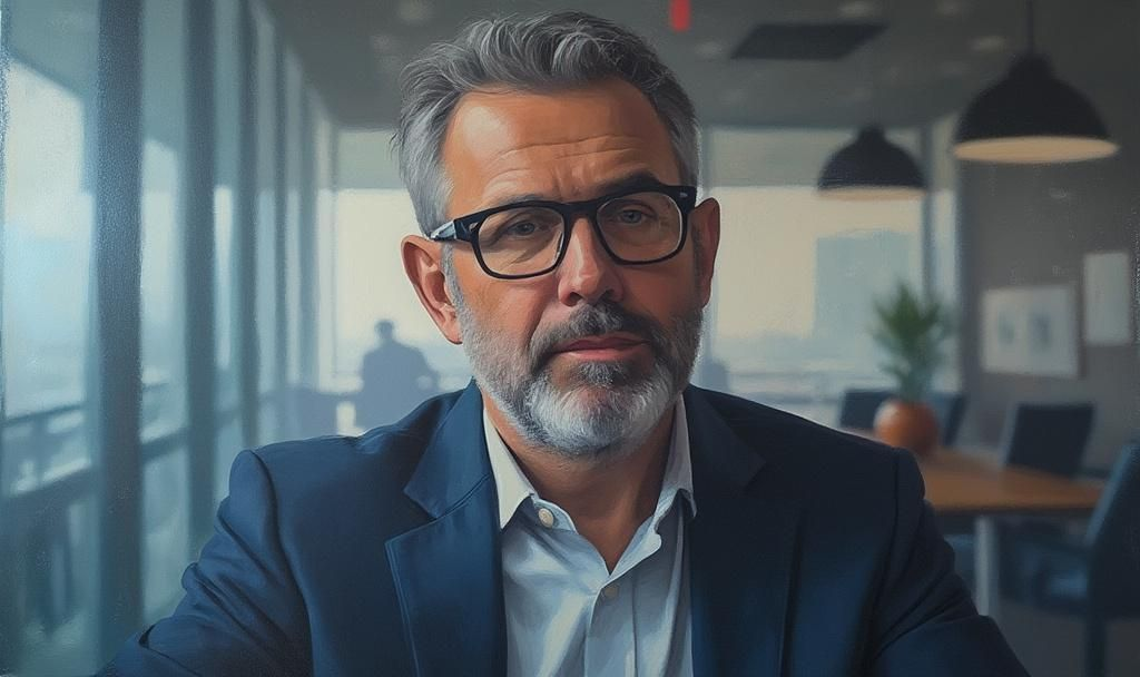thoughtful office portrait