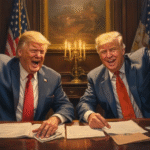 trump brothers defi deal celebration