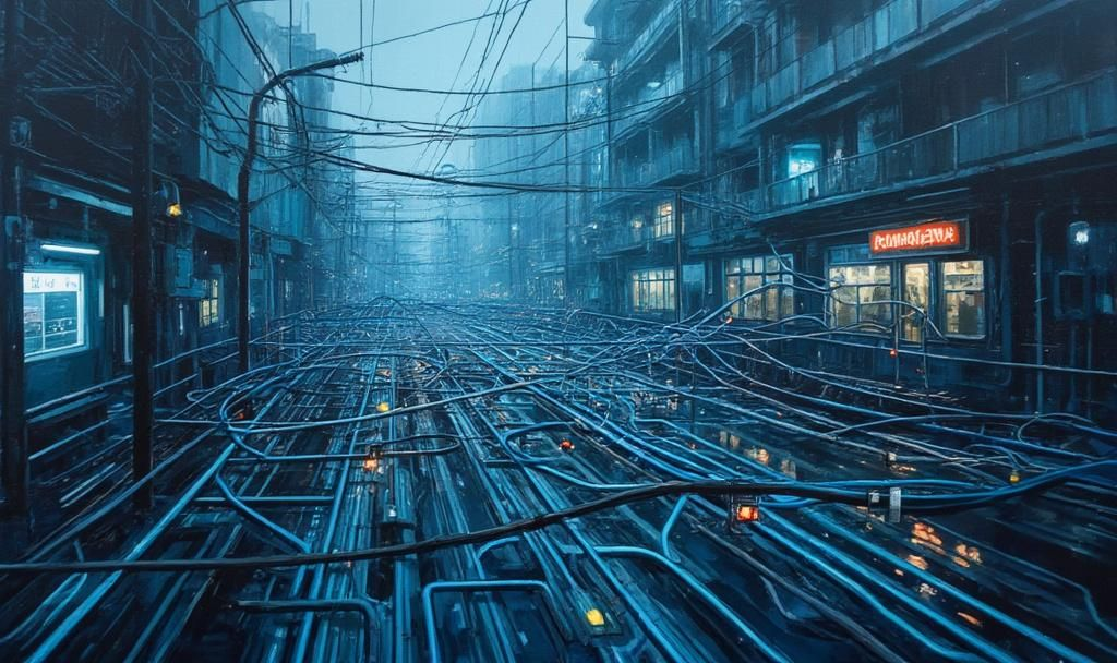 MyStonks Faces $6.2M Withdrawal Issue Amid Delays 4 urban digital congestion art
