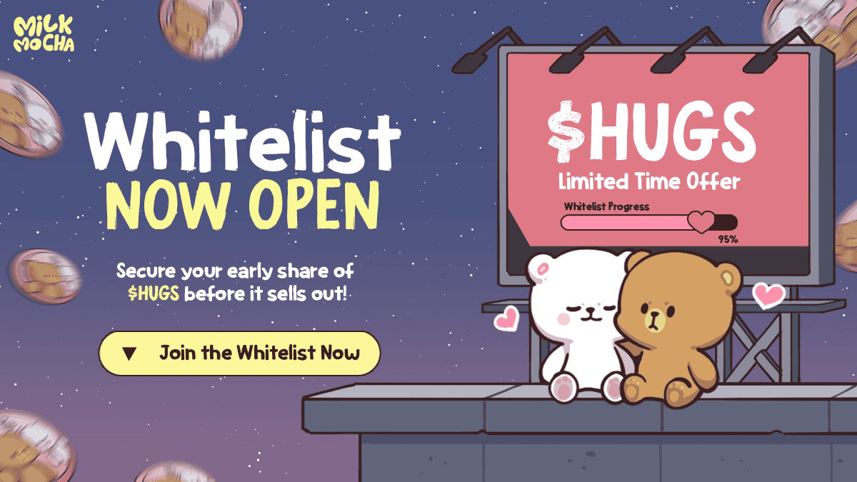 Be Early. Be Kind. Be Rich? – Join the Best Crypto Whitelist for the Kindest Memecoin $HUGS