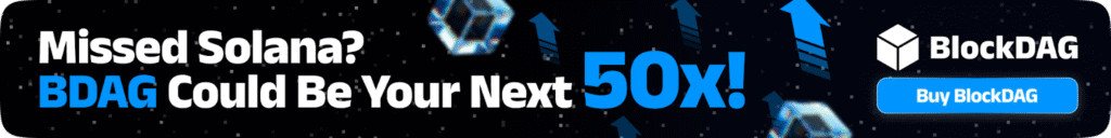 Advertisement for the BlockDAG platform