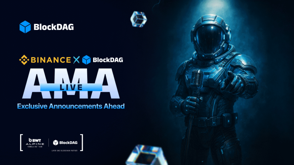 Promotional banner for BlockDAG