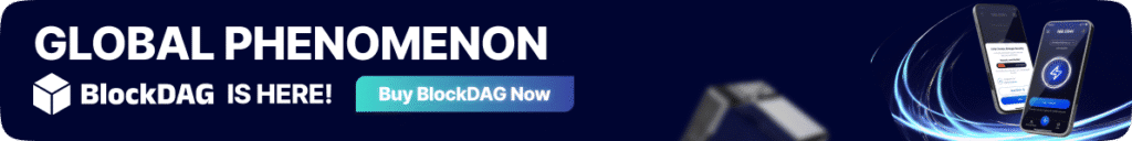 Advertisement for the BlockDAG platform