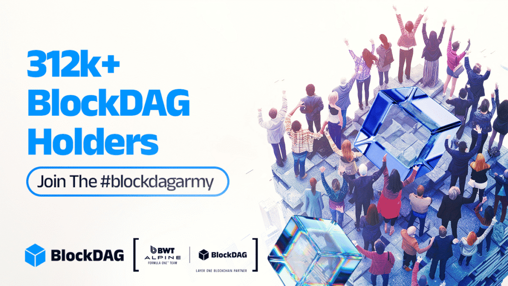 BlockDAG promoting a staking opportunity