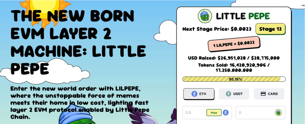 little pepe presale progress