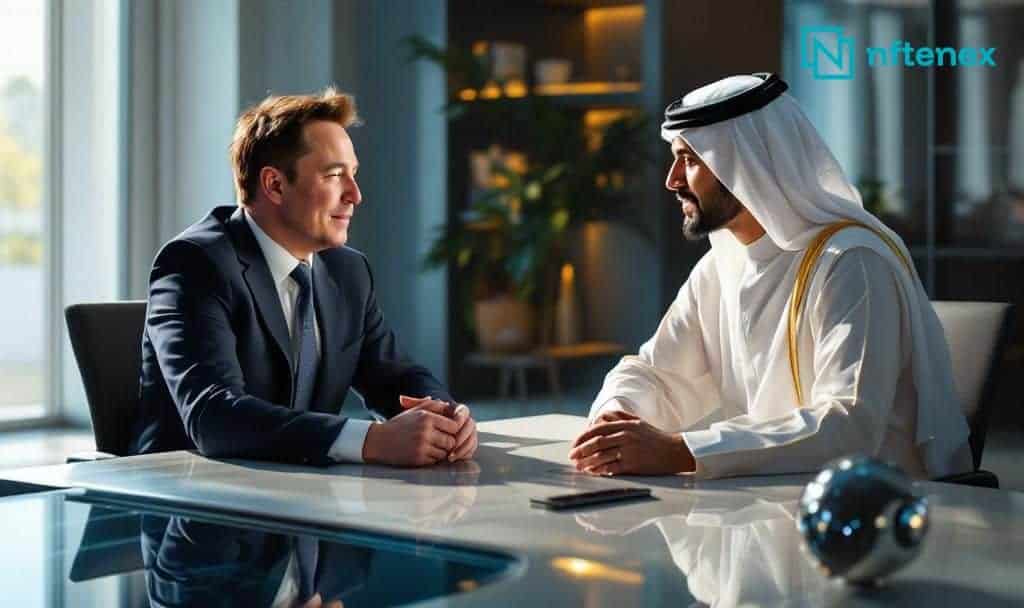 Elon Musk and UAE President Discuss AI and Technology Collaboration