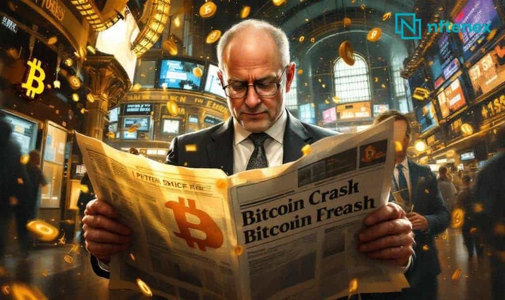 Peter Schiff Warns of Bitcoin Crash Amid Gold Surge