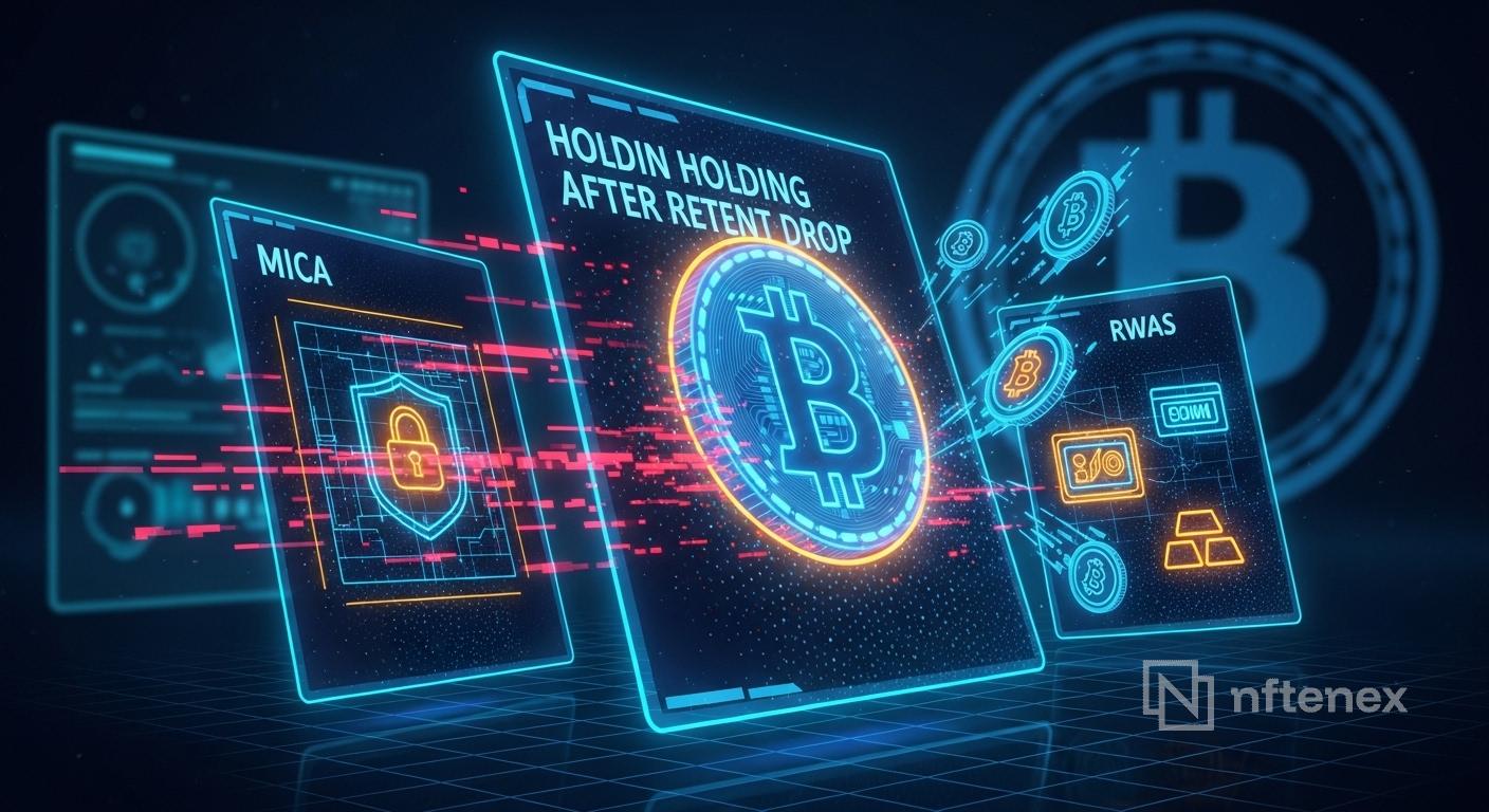 Bitcoin holds after drop as MiCA puts RWA in focus