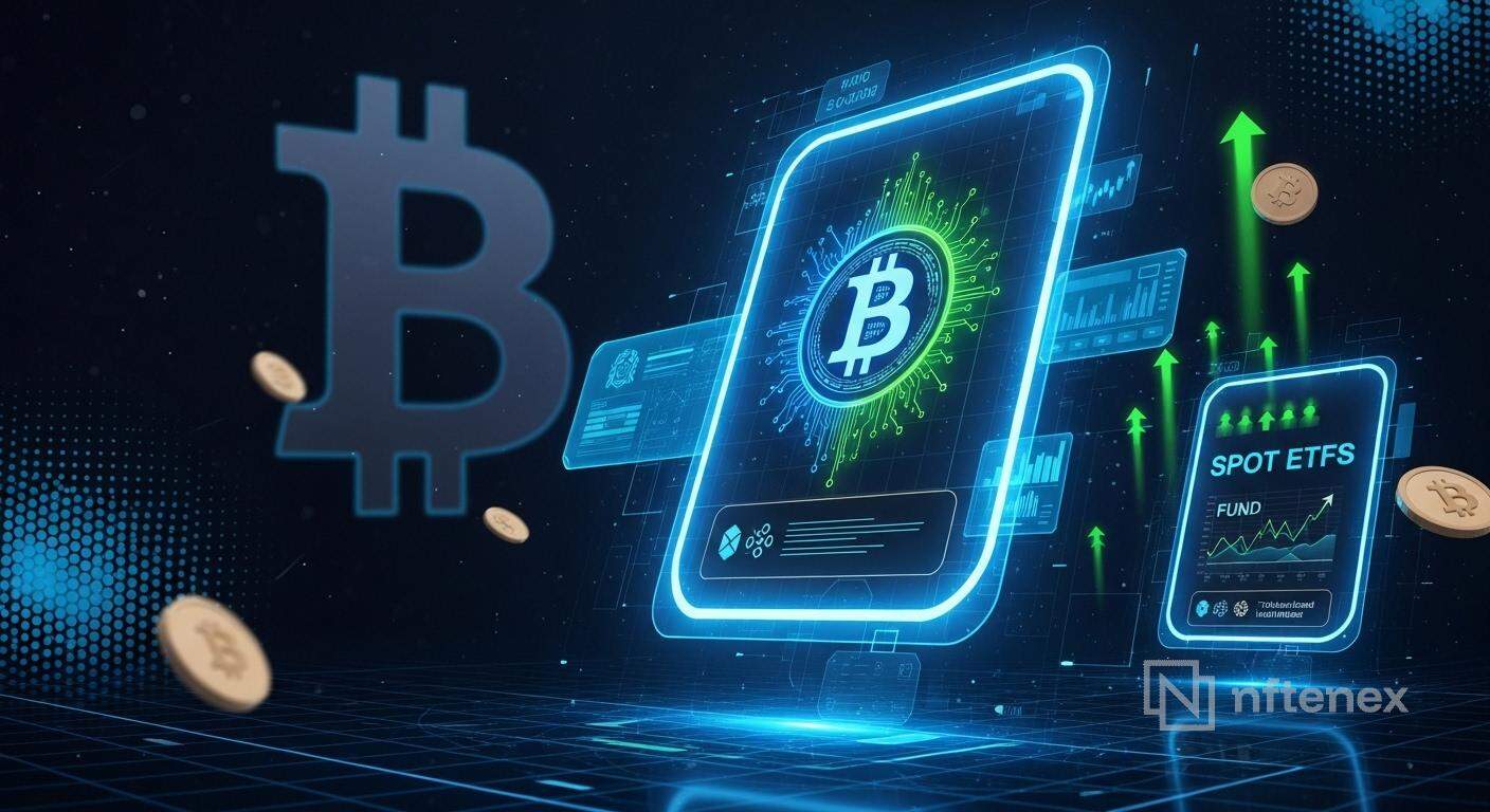 Bitcoin steadies as spot ETFs add 166.6M net inflows