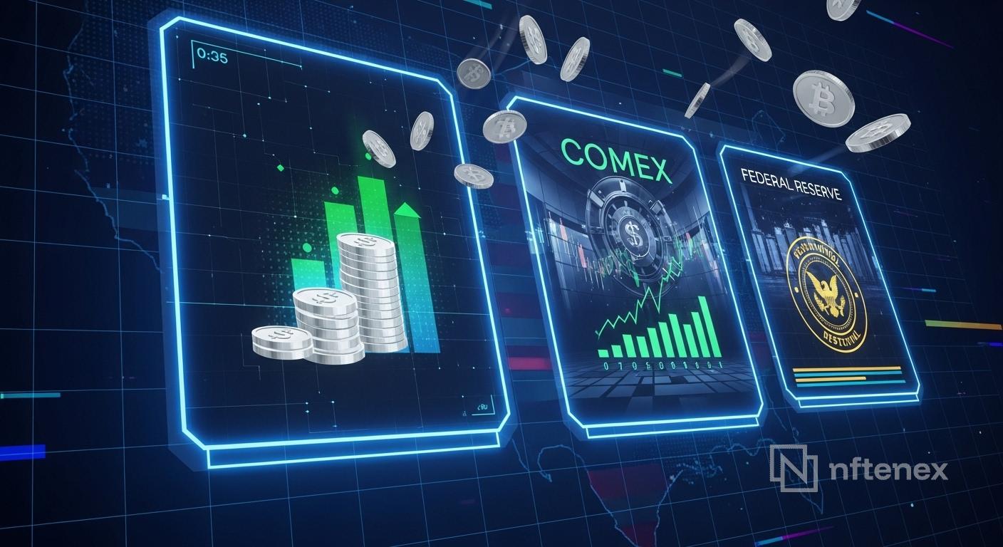 Silver tests 90 as COMEX inventories hit lows Fed in focus