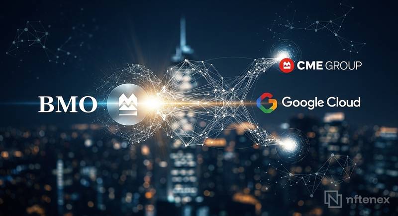 bank of montreal tokenized cash platform cme group google cloud thumbnail
