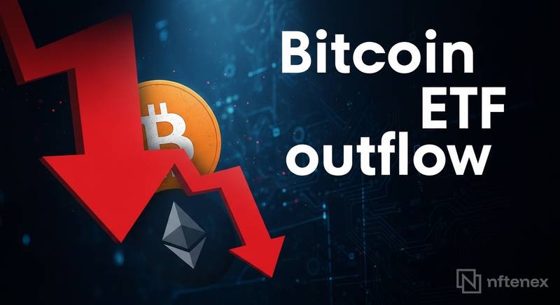 bitcoin etf 225 million outflow ethereum 8 day slide thumbnail