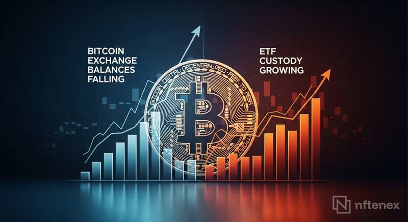 bitcoin exchange balances etf custody liquidity thumbnail