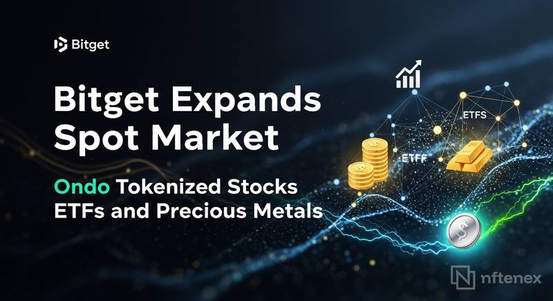 bitget expands spot market ondo tokenized stocks etfs precious metals thumbnail