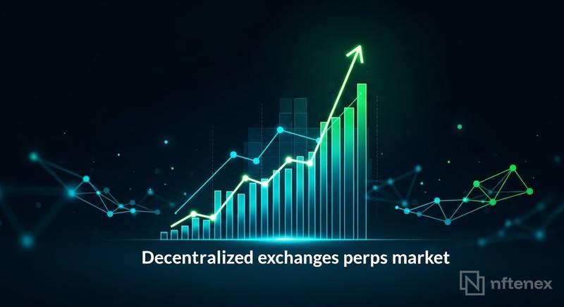 decentralized exchanges capture nearly 20 percent global perps market thumbnail