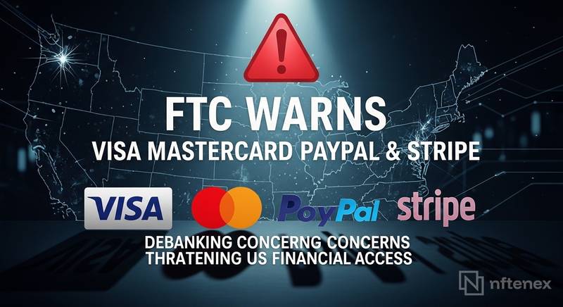 ftc warns visa mastercard paypal stripe debanking thumbnail