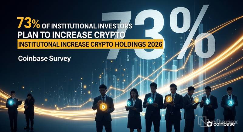 institutional investors increase crypto holdings 2026 coinbase survey thumbnail