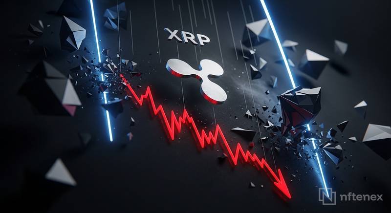 xrp slides lower range commodity status weak technicals macro tensions thumbnail