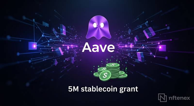 aave labs 25m stablecoin grant dao revenue control model thumbnail