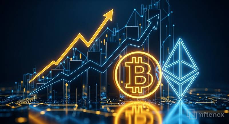 bitcoin ether etfs nearly 1 billion weekly inflows thumbnail