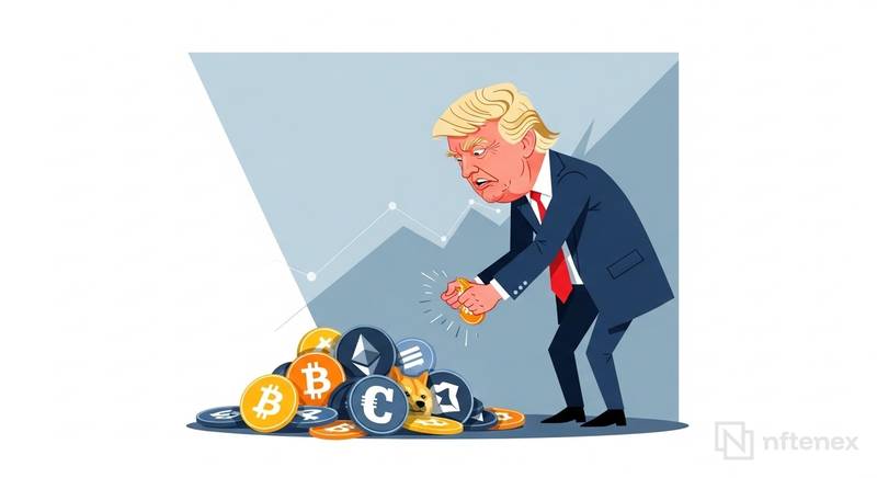 trump stone age rhetoric 440m crypto wipeout bitcoin below 66000 thumbnail