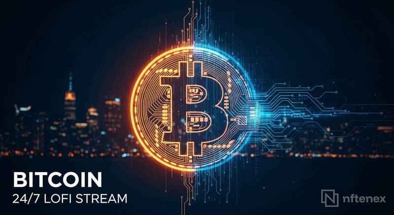 24 7 bitcoin lofi stream live btc price 30 minute charts thumbnail