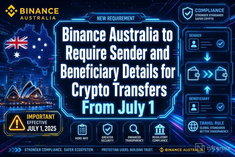 binance australia require sender beneficiary details crypto transfers july 1 thumbnail 1