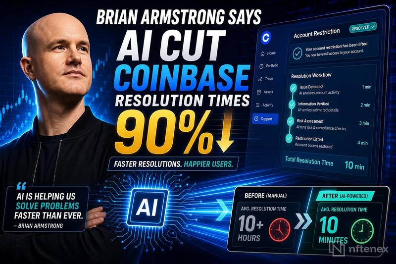 brian armstrong coinbase account restriction resolution times ai thumbnail