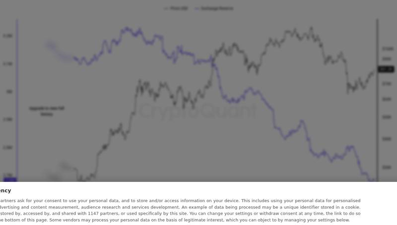 CryptoQuant exchange reserve chart for Coinbase reduces workforce by 14%; CEO Brian Armstrong cites market weakness and AI-driven operational changes
