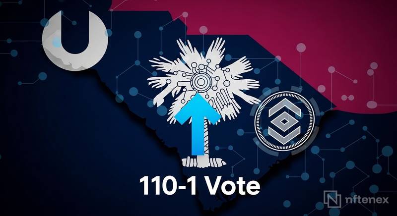 south carolina house advances cryptocurrency bill 110 1 vote thumbnail