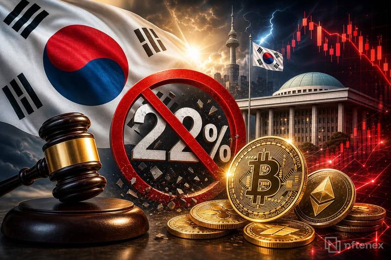 south korea review scrap 22 percent crypto tax public petition thumbnail