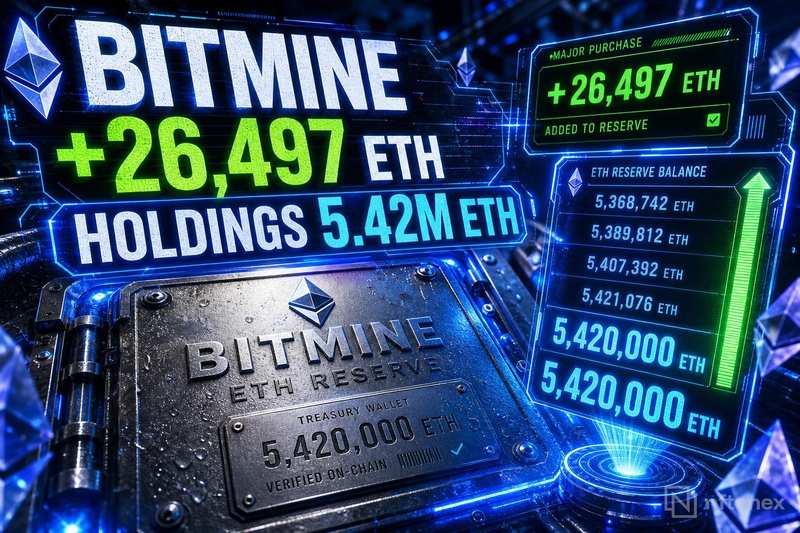 bitmine buys 26497 eth lifts holdings to 5 42 million eth thumbnail